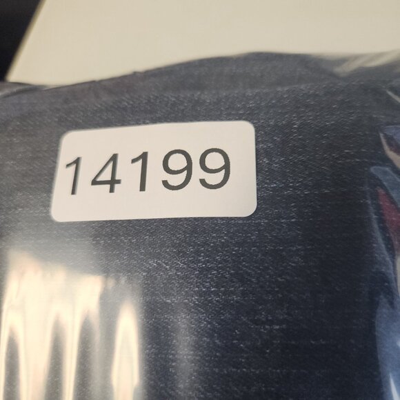 Y2K Bootcut Jeans Womens Plus Size 32x31 Vanity Low Rise Cotton Blend Blue Denim - Picture 12 of 12